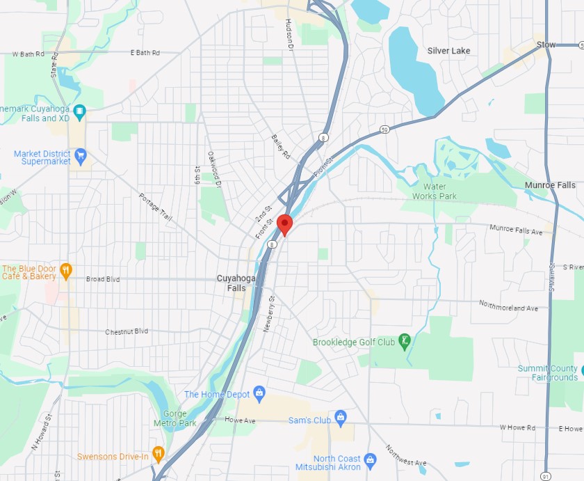 339 Munroe Falls Avenue map